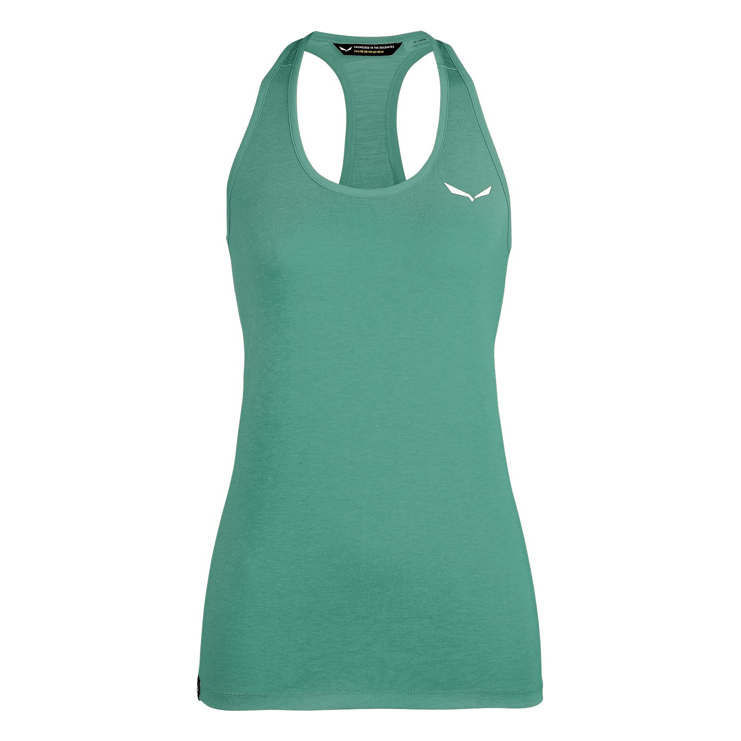 Camiseta De Tirantes Salewa Agner Hybrid Dry Mujer Verdes Mexico (RE8276109)